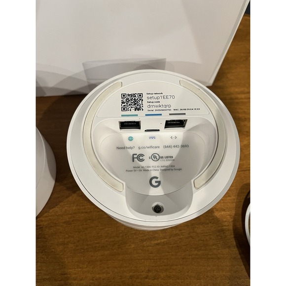 Google WiFi System Router For Whole Home Coverage AC 1304 (3 PACK) Mesh /w Box. - Picture 6 of 12